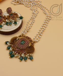 Antique Rice Pearl Long Haar