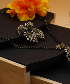 Diamond look Black Beadset