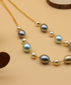 Multi Color Pearl Necklace