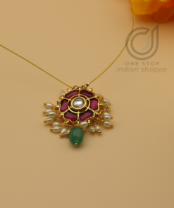 Jadau Pendant Invisible Chain