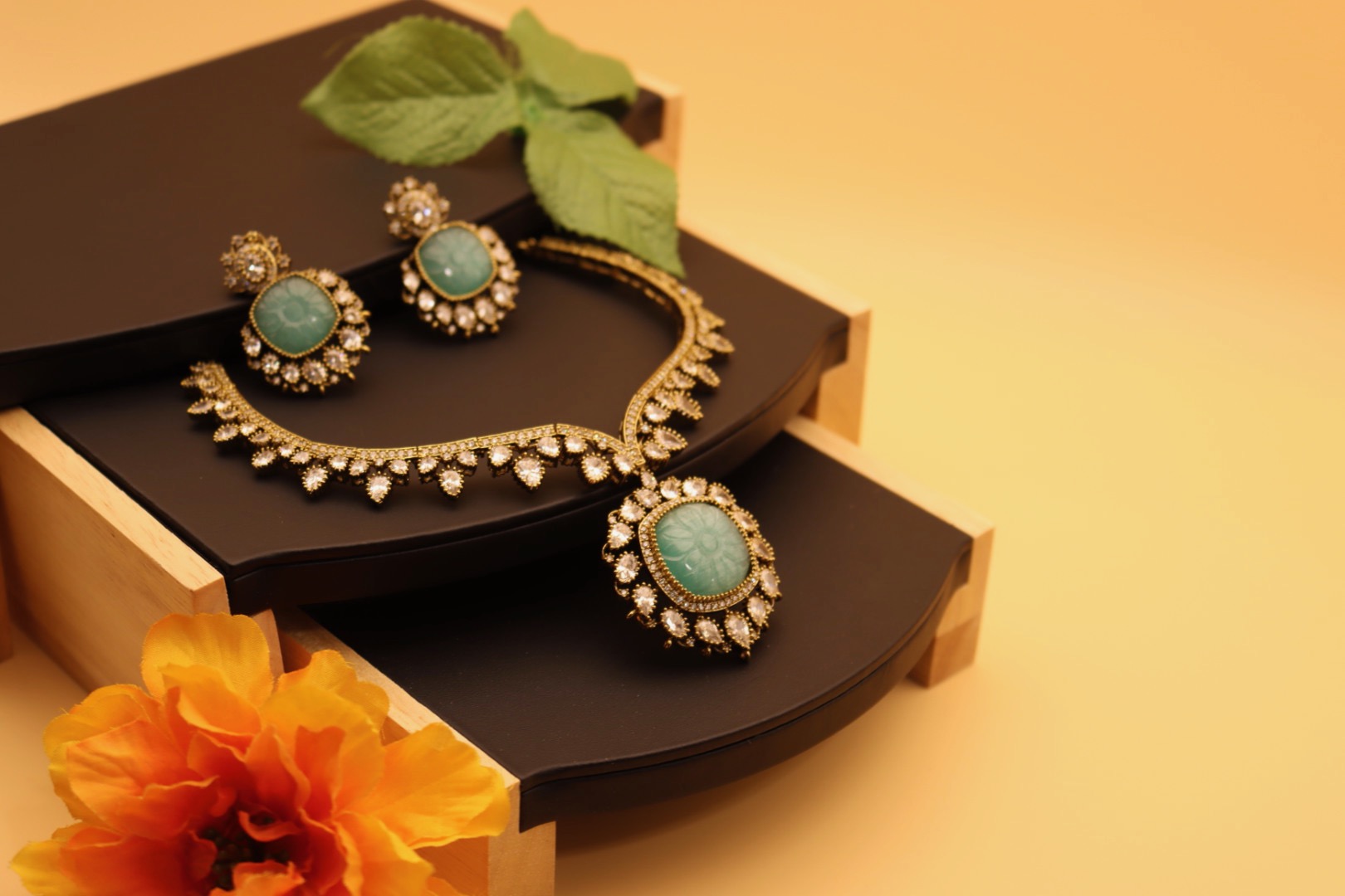 Designer Style Moissanite Neckset